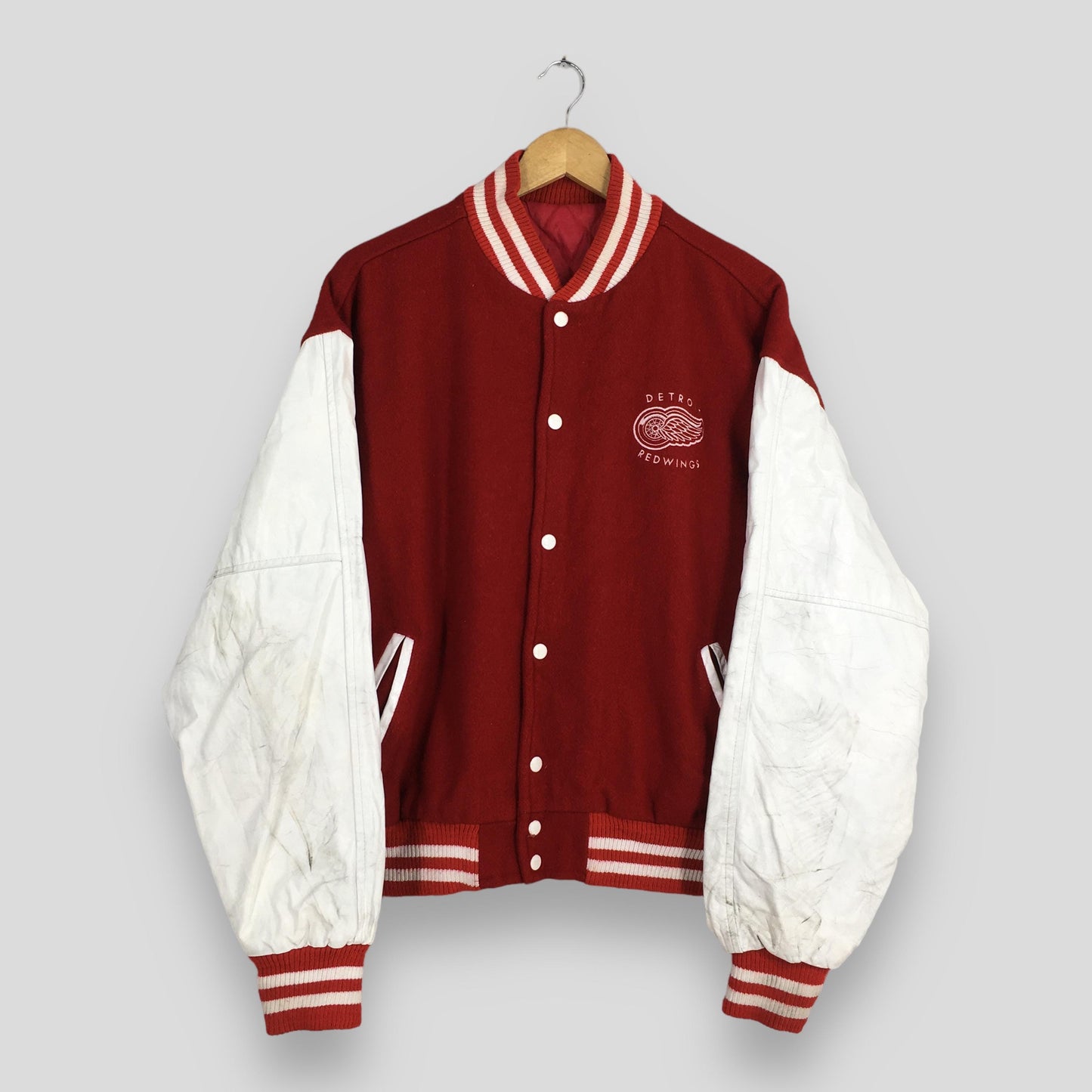 Detroit Red Wings NHL Varsity Jacket Large