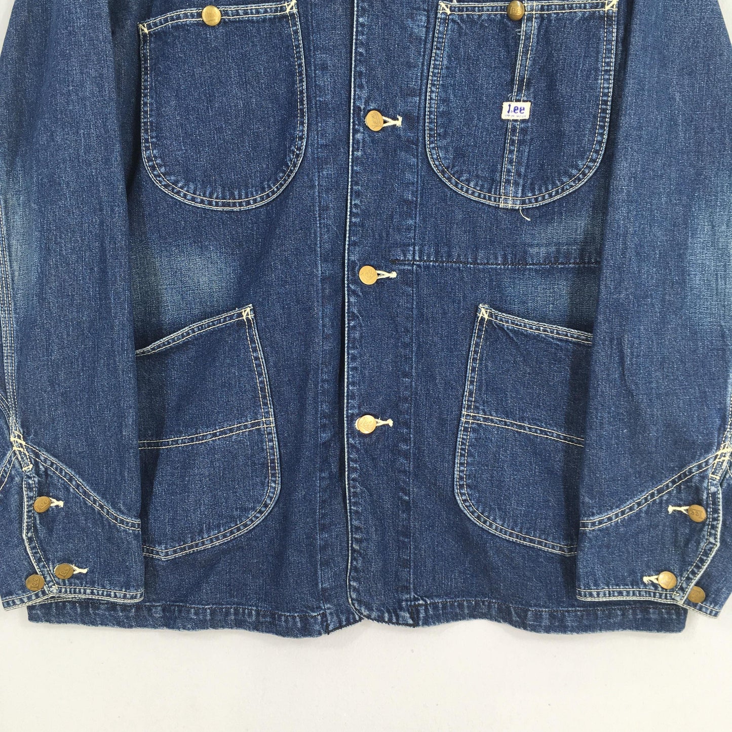 Lee Sanforized Denim Worker Jacket Medium