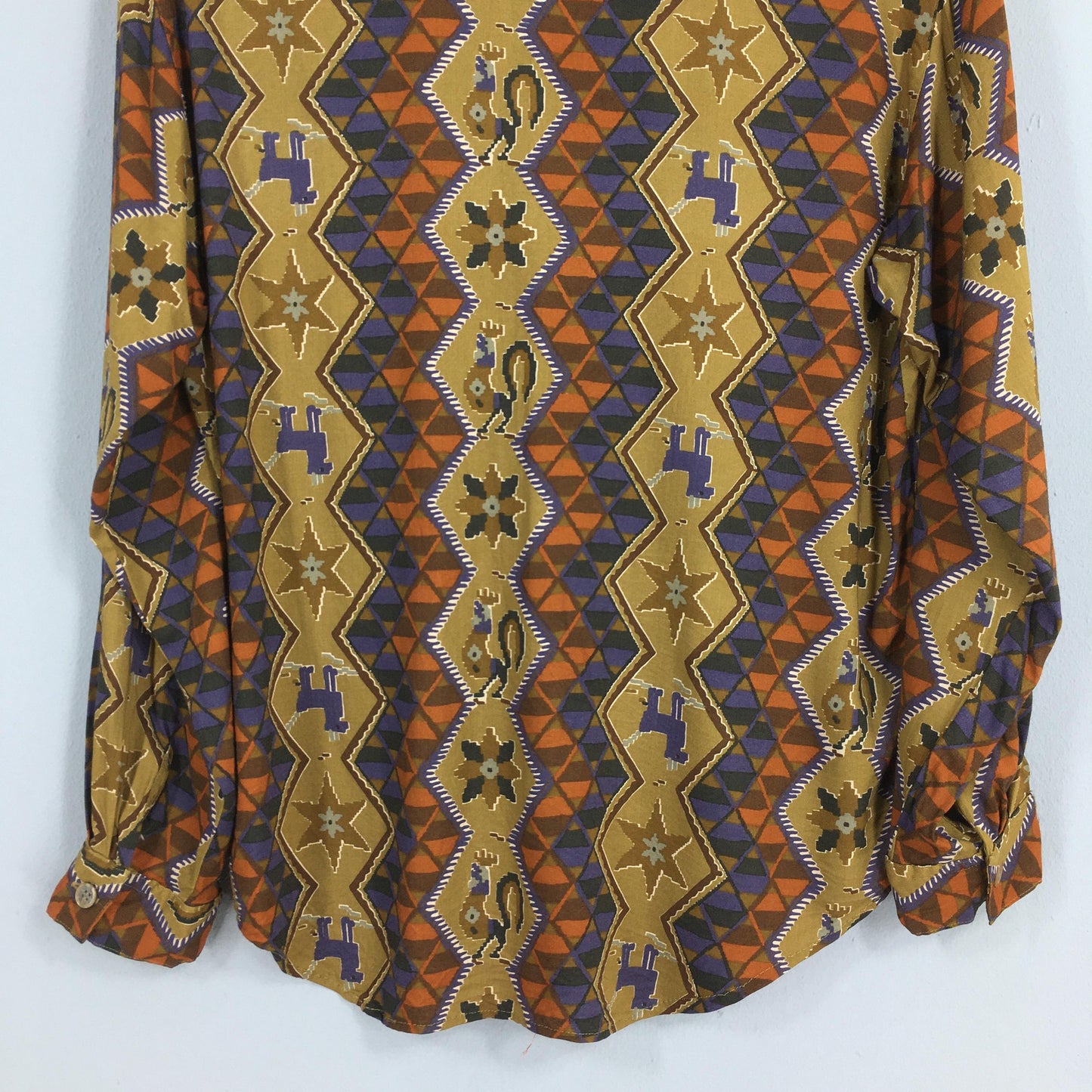 Tribal Navajo Pattern Party Shirt Medium