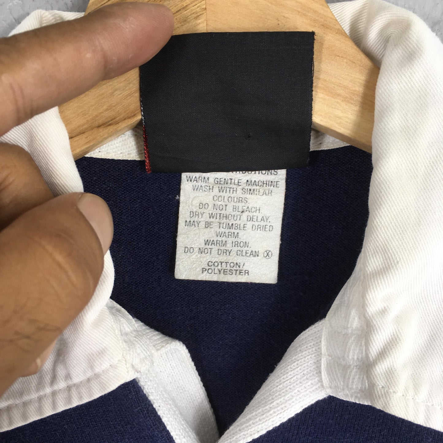 Canterbury Of New Zealand Australia Striped Rugby Polo Shirt Small