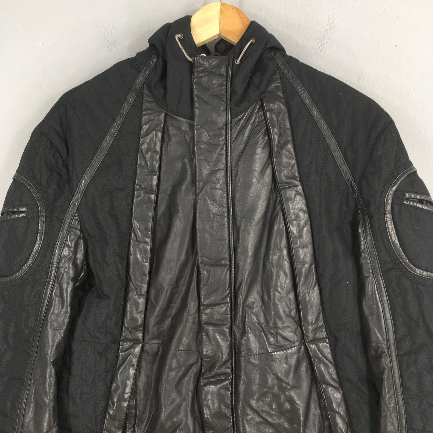 Hugo Boss Black Leather Jorik Jacket Large