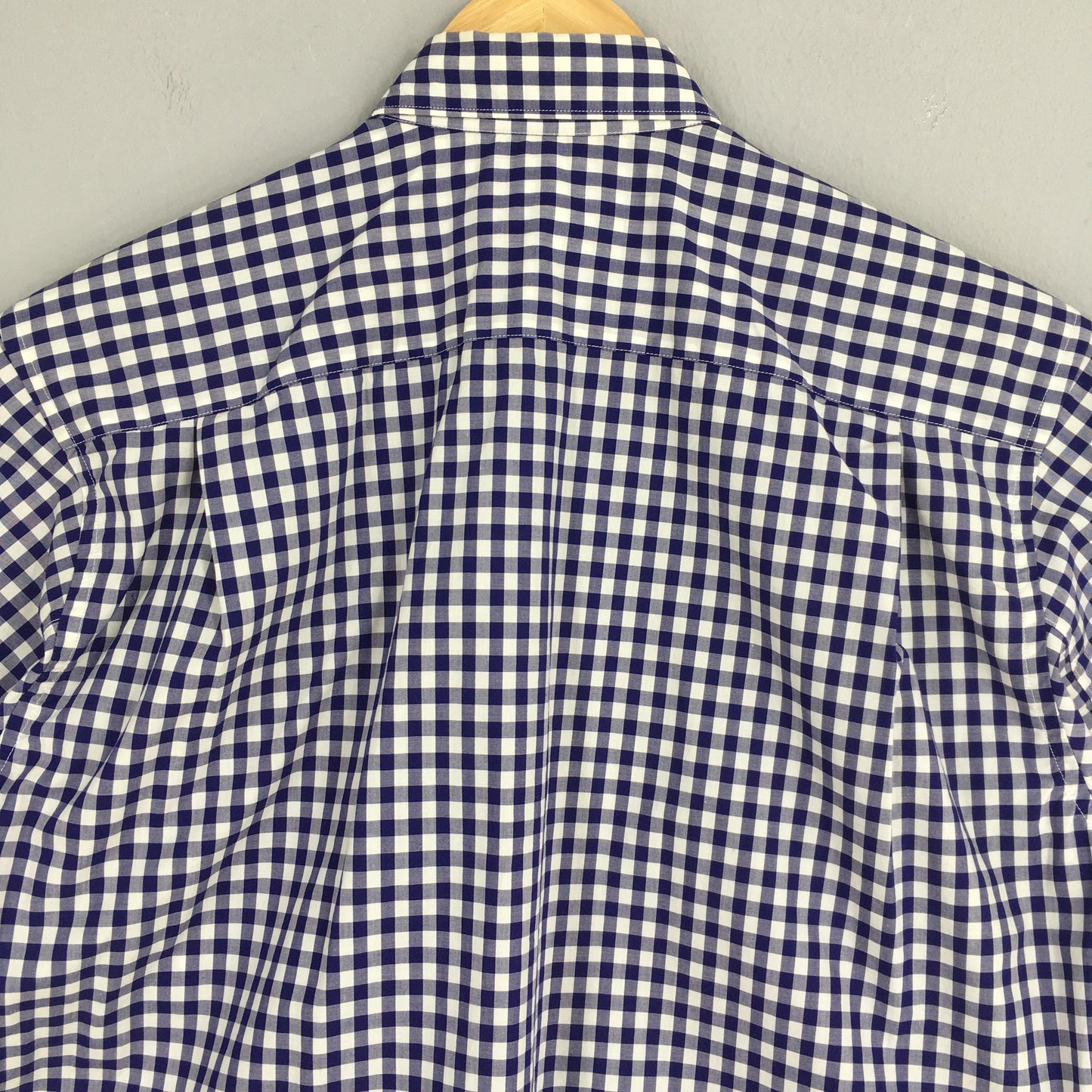 Comme Des Garcons Shirt Checkered Blue Shirt