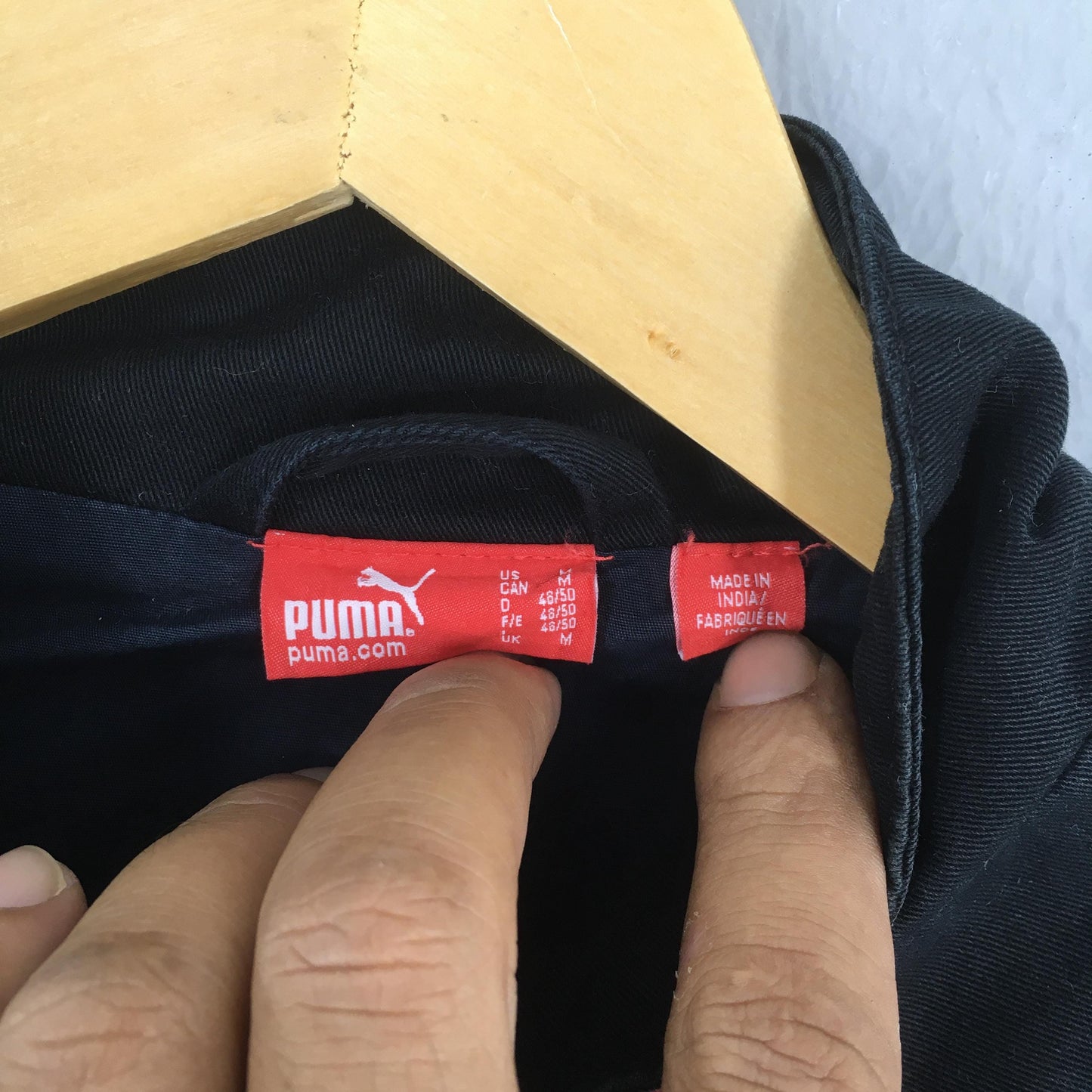 Puma Stp Dodge The Racers Edge Blue Cotton Jacket Medium