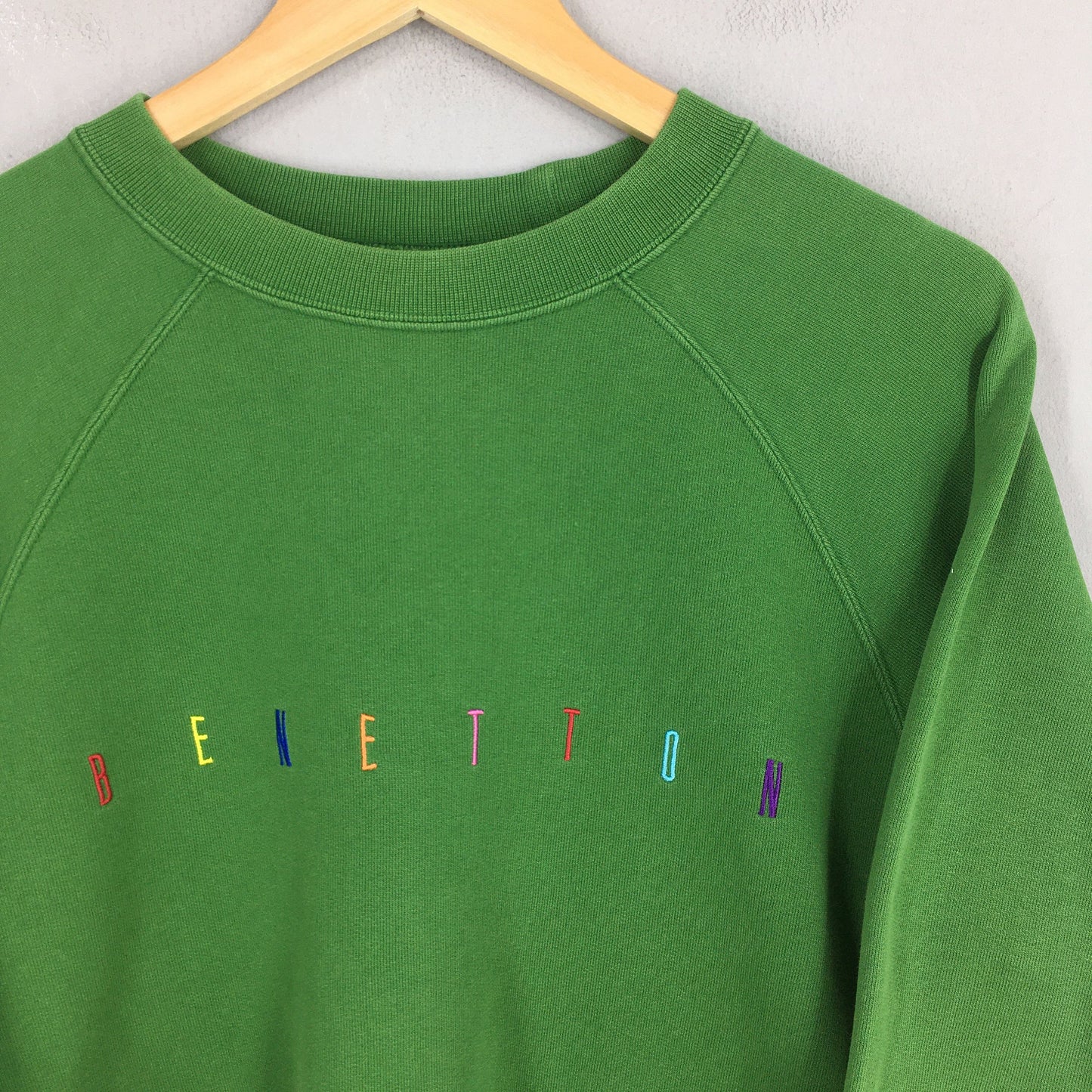 United Colors Of Benetton Green Sweaters Small