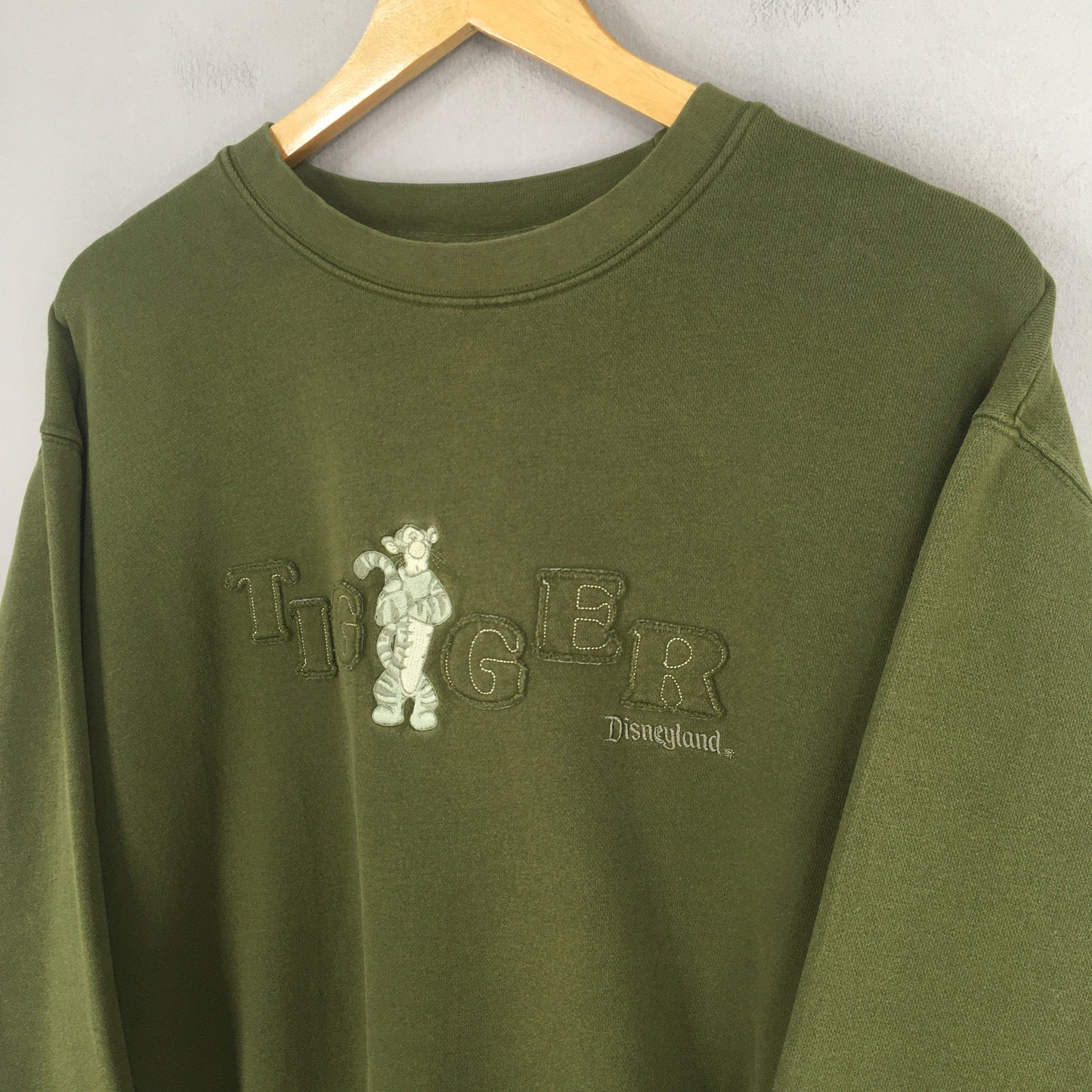 Tigger Disney Green Sweatshirt Medium