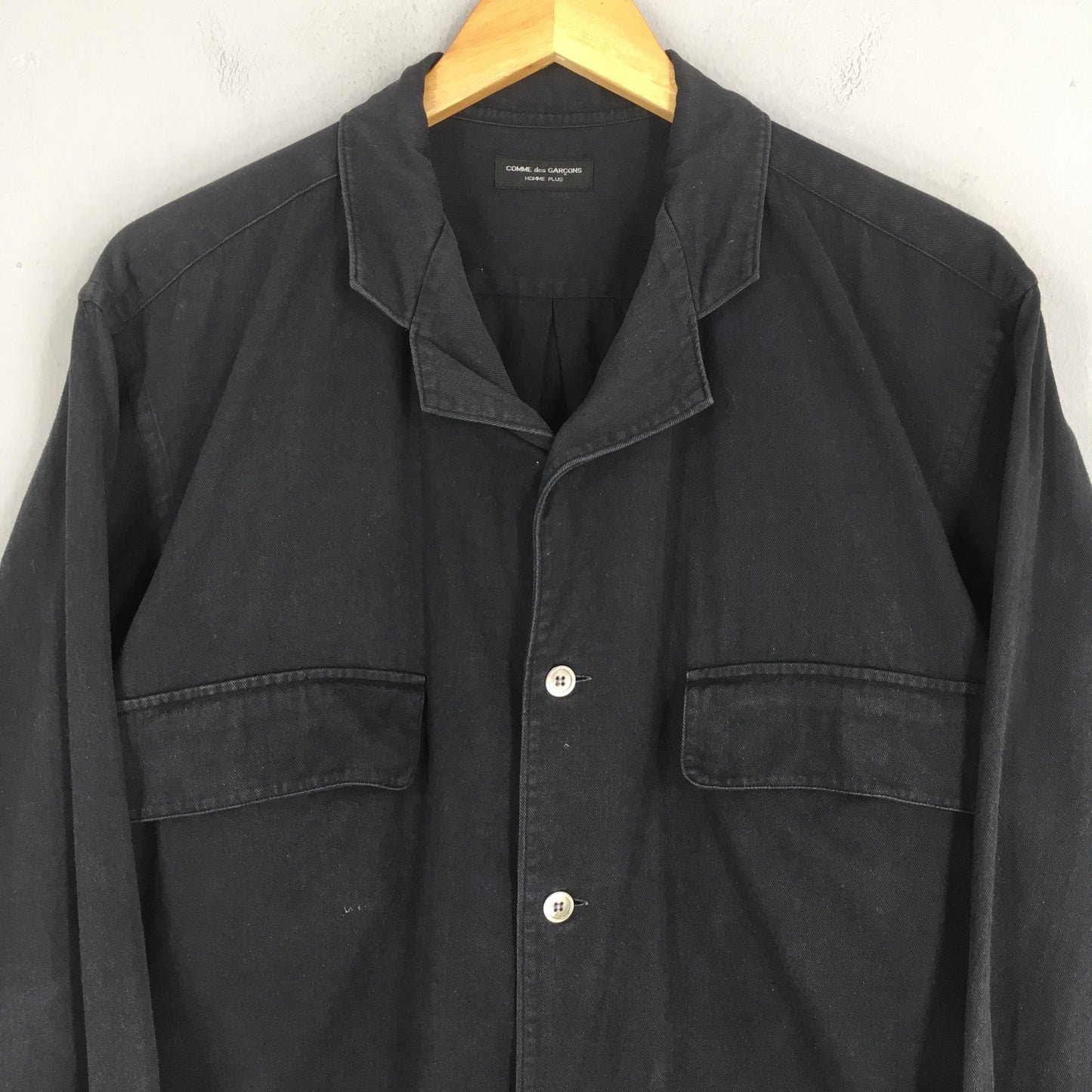 Comme Des Garcons Homme Plus Black Shirt XLarge