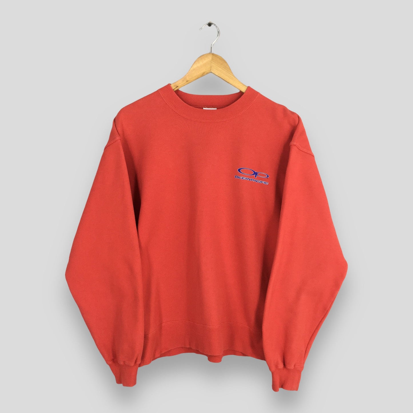 OP Ocean Pacific Surfing Red Sweatshirt Medium