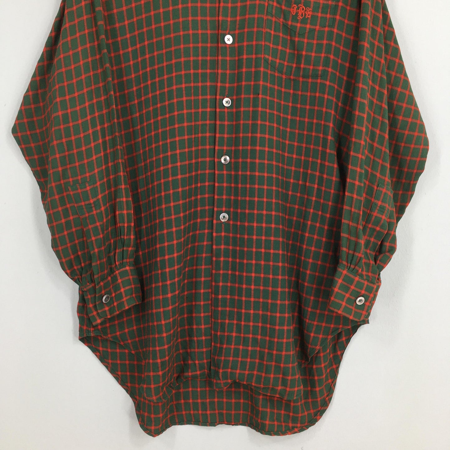 Buckley Shirts Plaid Checked Red Flannel Large