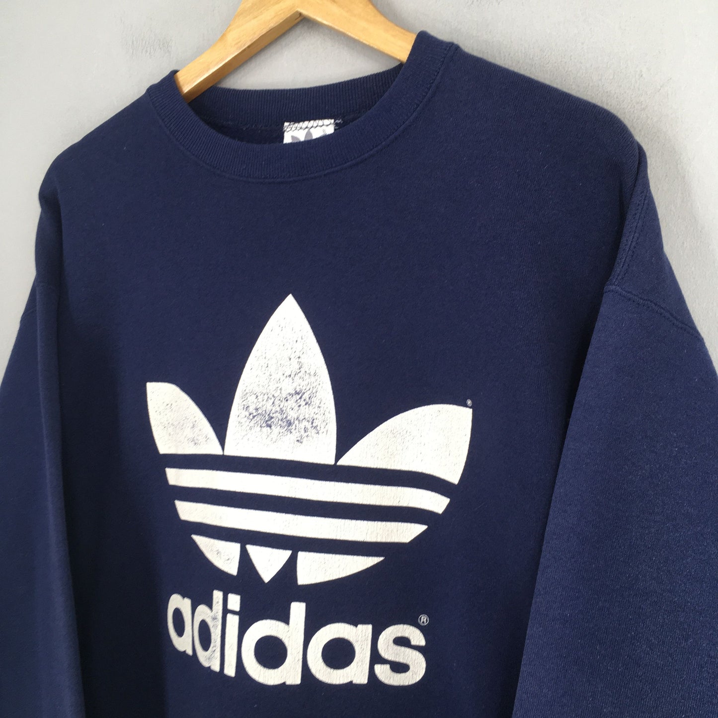 Adidas Trefoil Big Logo Sweatshirt Large