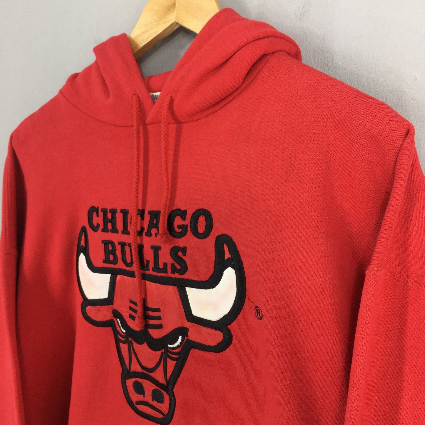 NBA Chicago Bulls Red Hoodie Sweatshirt Large