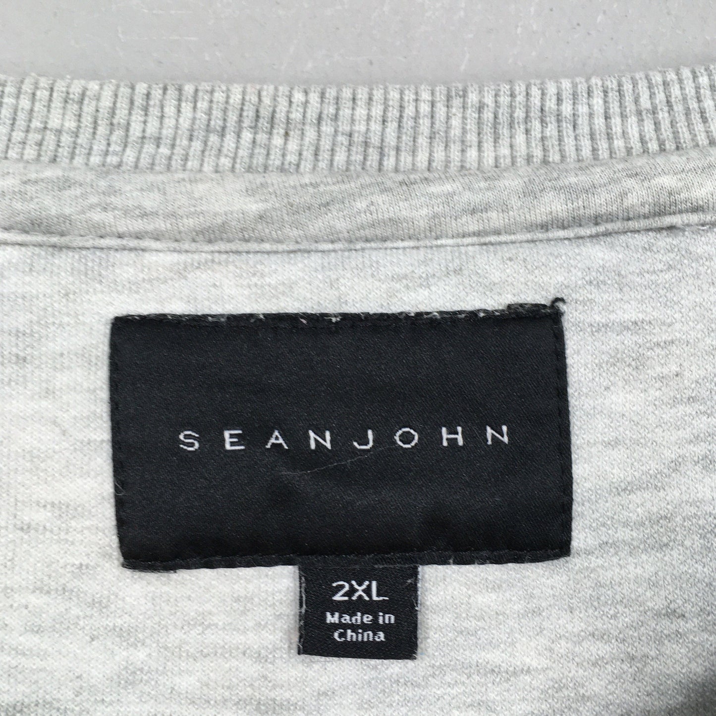 Sean John Gray Sweater 2XLarge