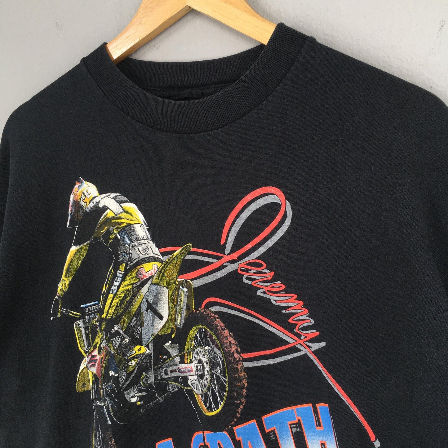 Jeremy McGrath Motocross Black Tshirt Large