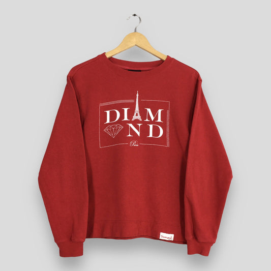 Diamond Supply Co Red Sweater Small