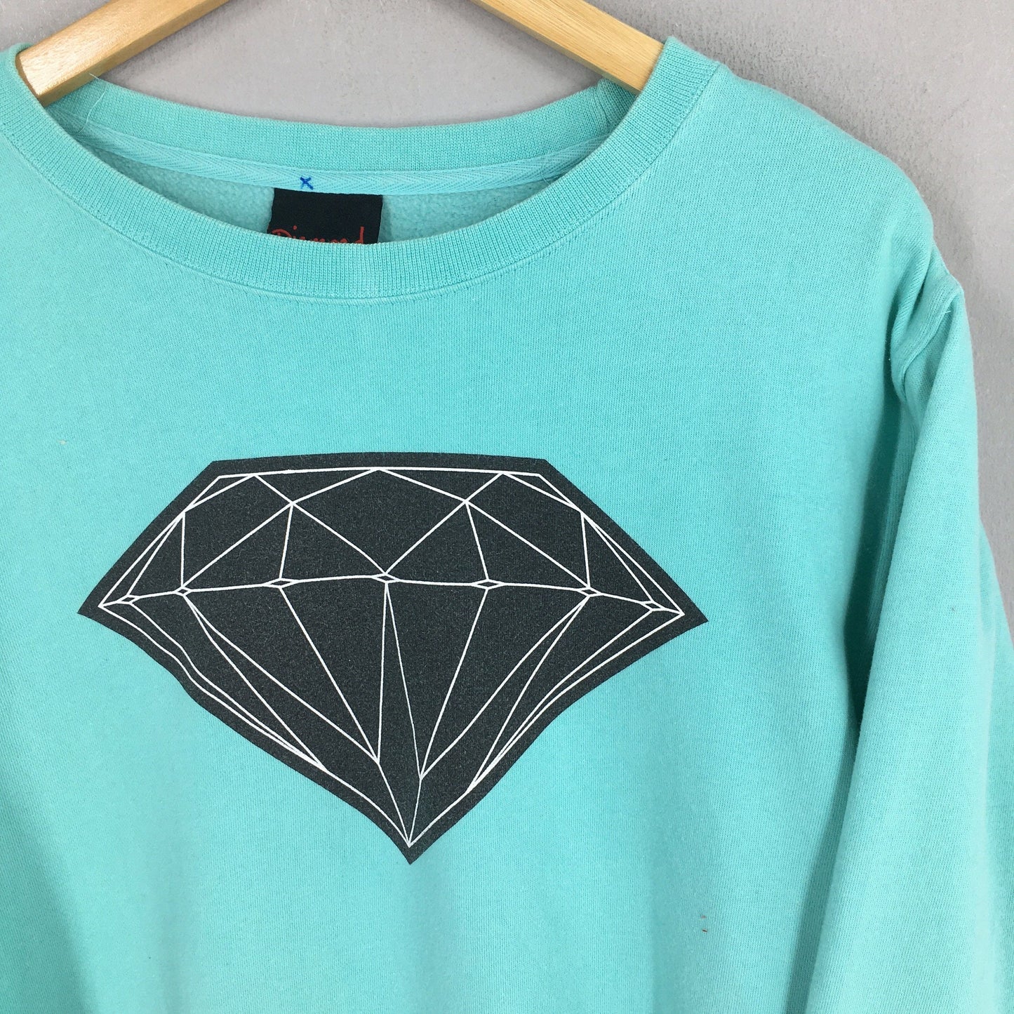 Diamond Supply Co Green Sweater Medium