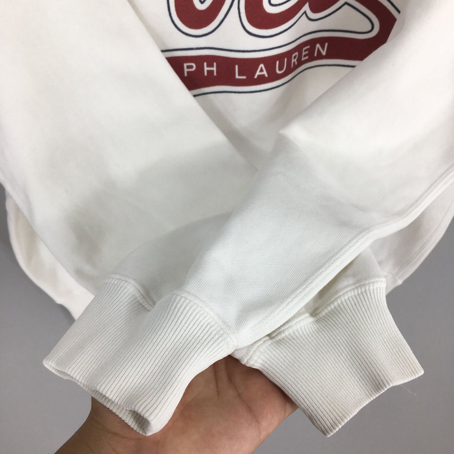 Polo Ralph Lauren White Sweater Medium