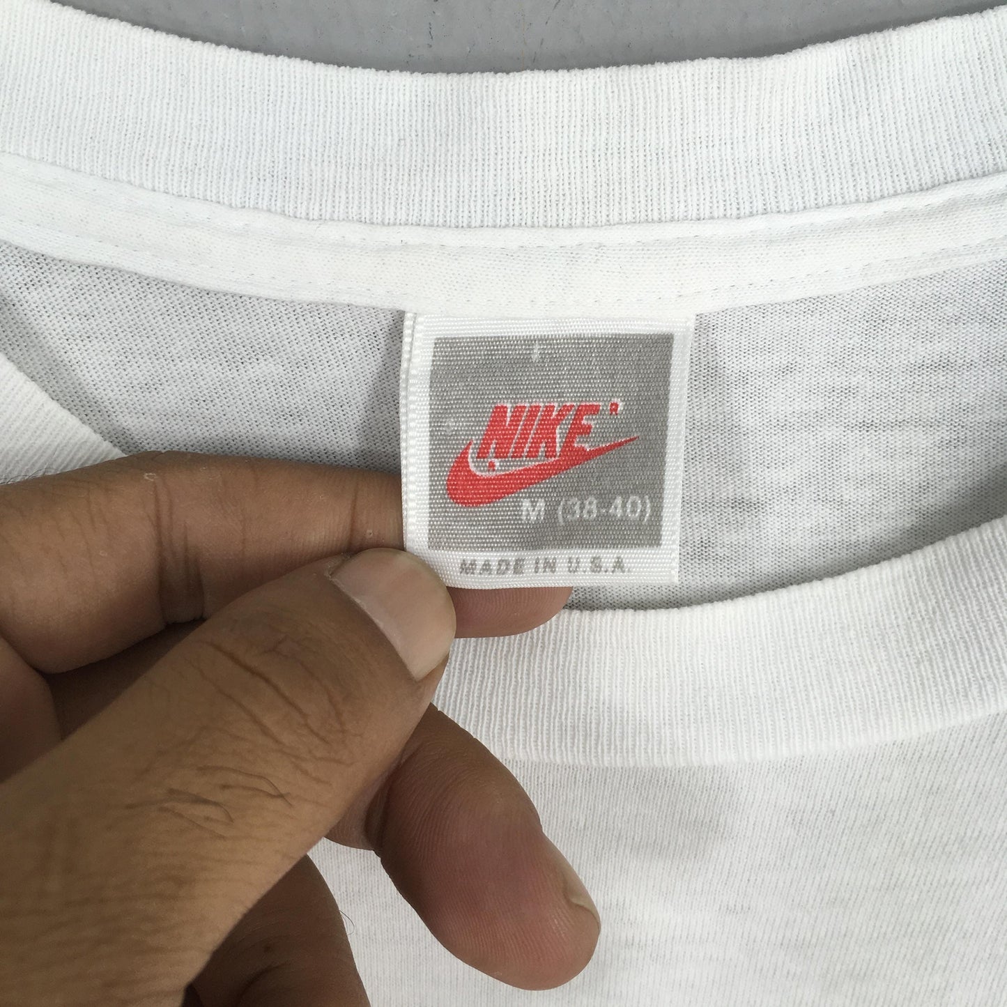 90s Nike Air Bo Jackson White T shirt Medium