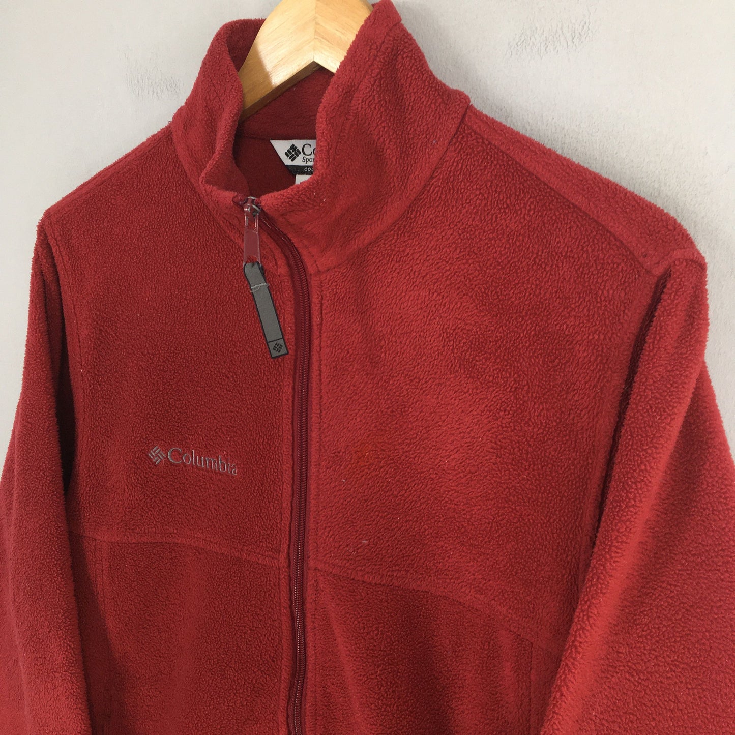 Columbia Sportswear Red Fleece Sweater Small