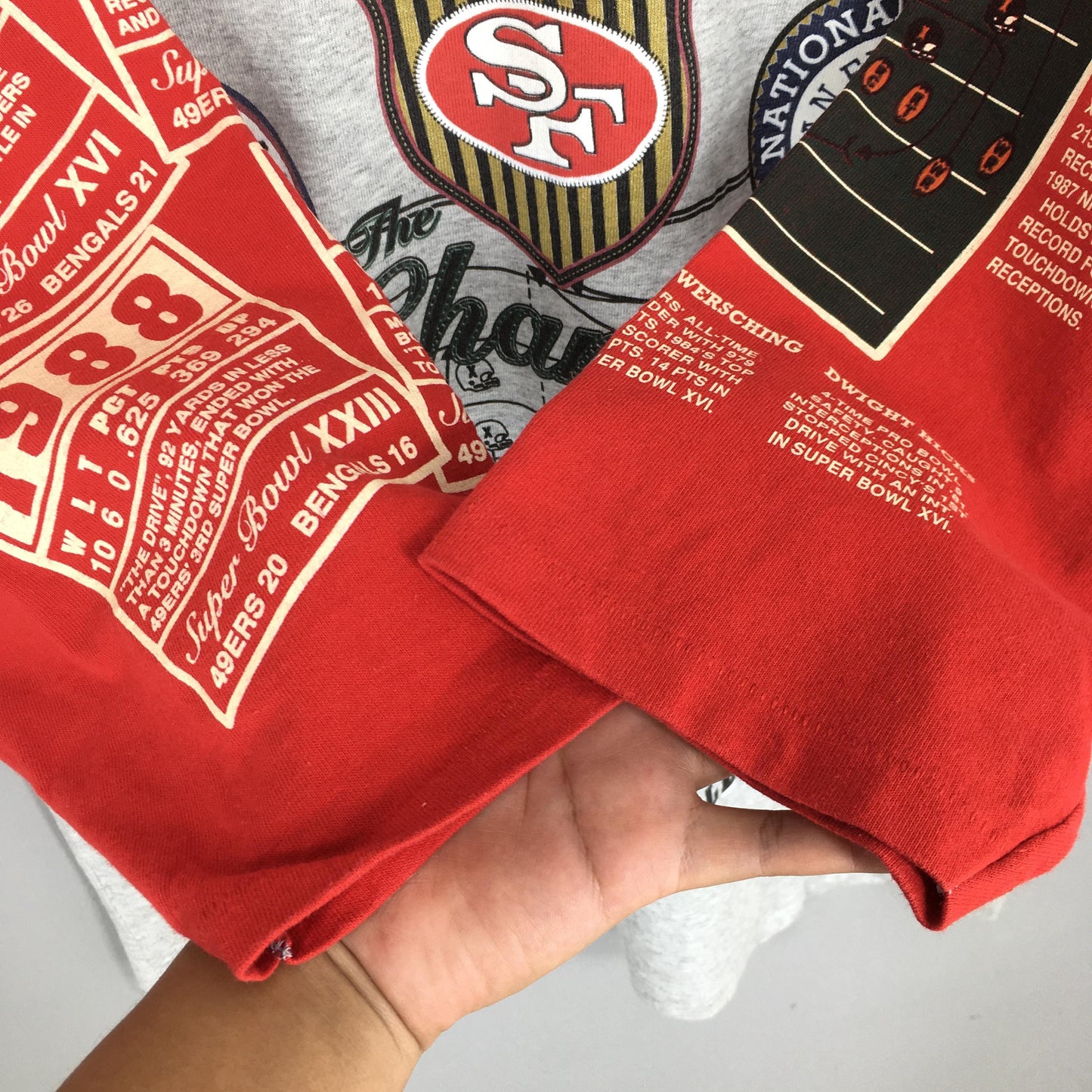 San Francisco 49ers NFL Gray Tshirt XLarge