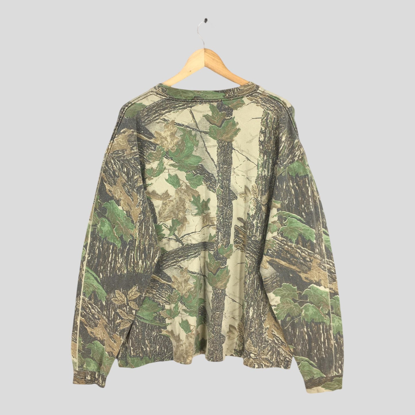 90s Mossy Oak Tree Camo Long Sleeve Tshirt 2XLarge