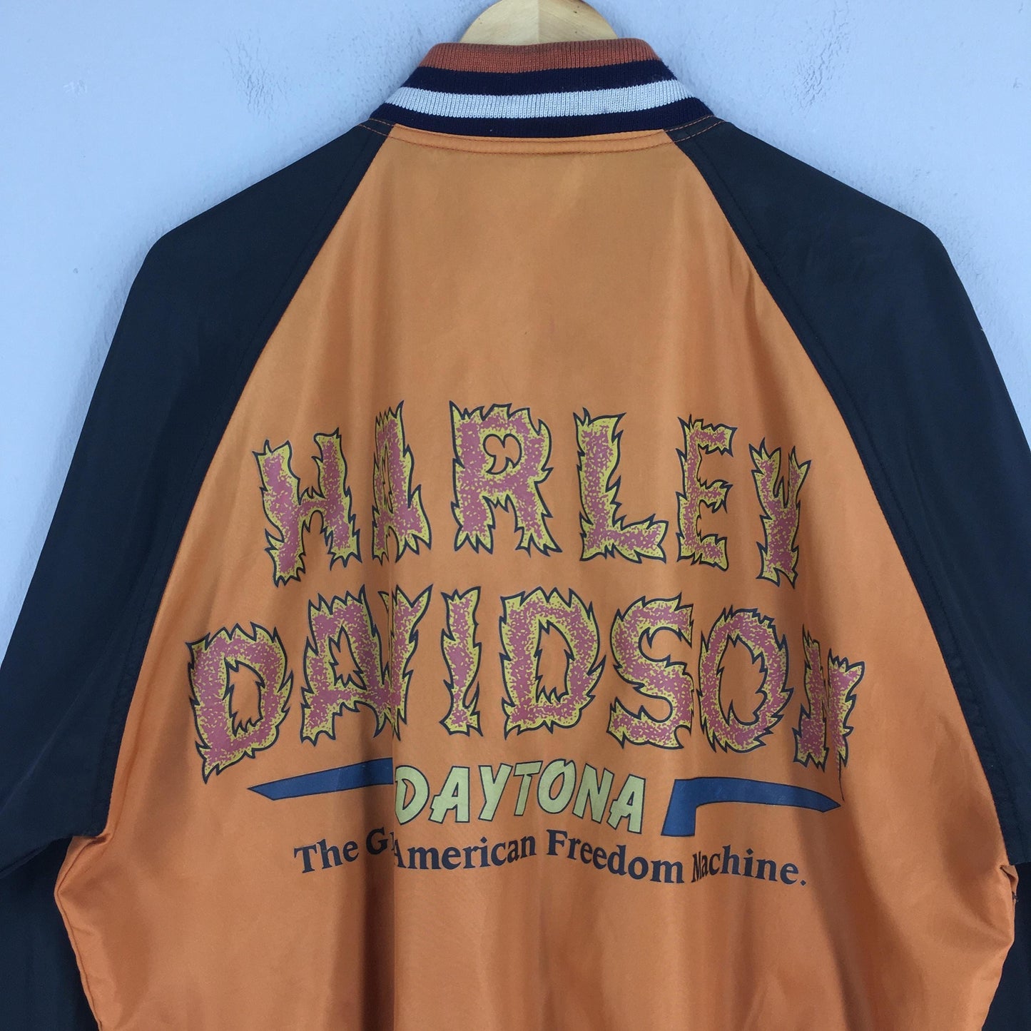 Harley Davidson Motorcycle Daytona Varsity Jacket Medium