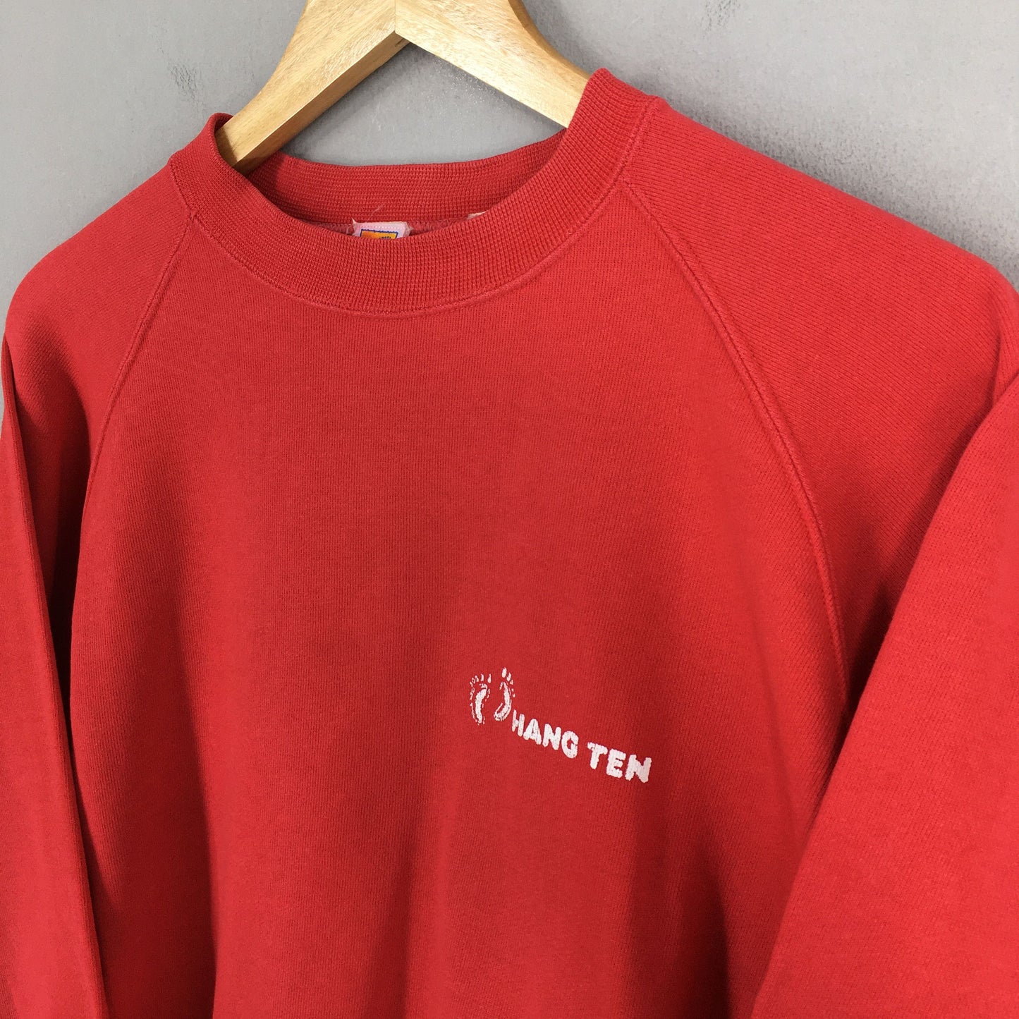 Hang Ten California Red Sweatshirt Large