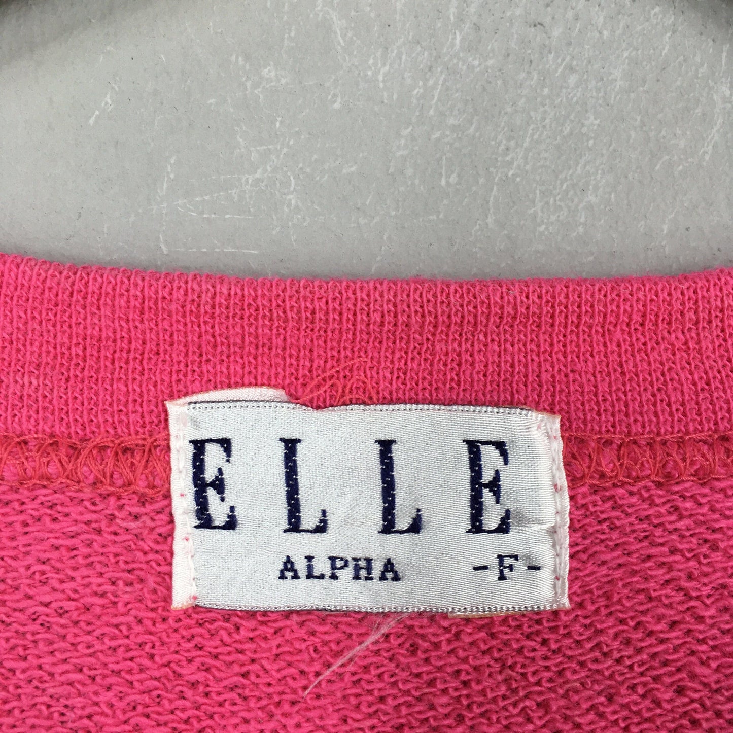 Elle Alpha Pink Sweatshirt Medium