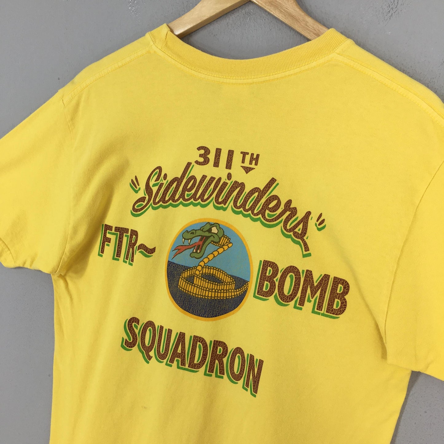 Buzz Rickson Us Air Forces Yellow T shirt Medium