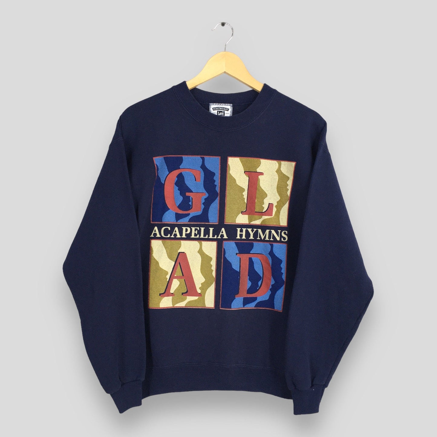 Glad Apacella Hymns Romans Crewneck Sweater Medium