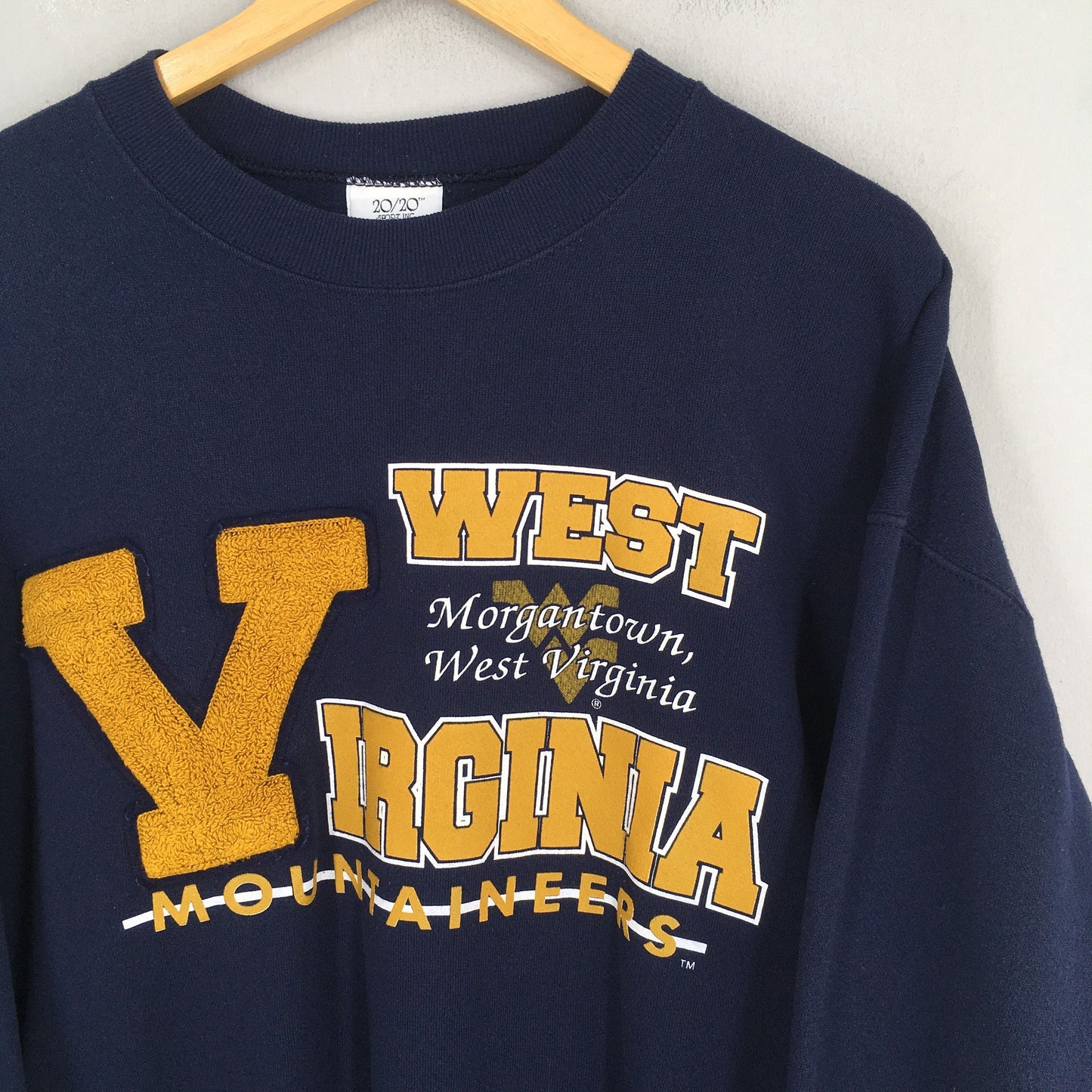 West Virginia Mountaineers Football Ncaa Sweatshirt XLarge