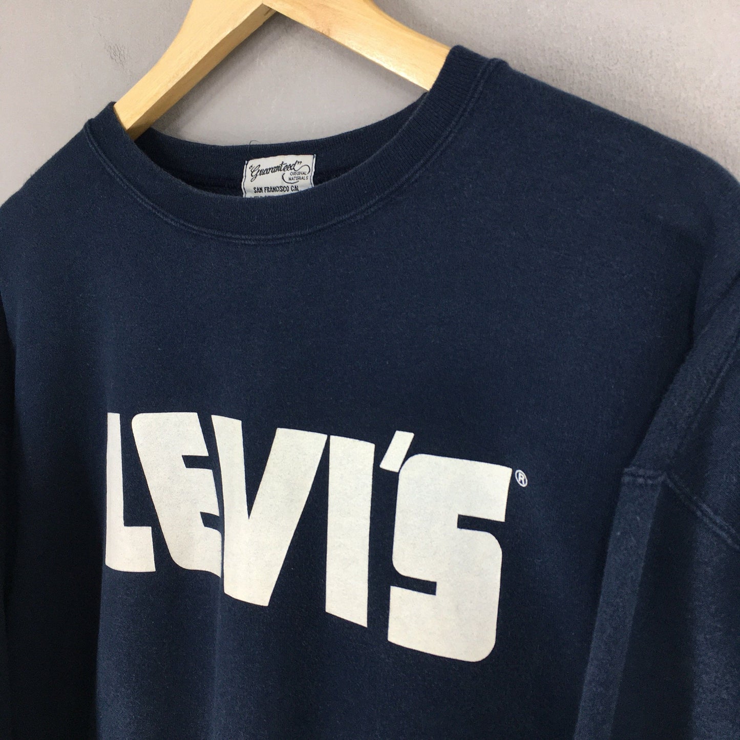 Levis Strauss Blue Sweatshirt Large