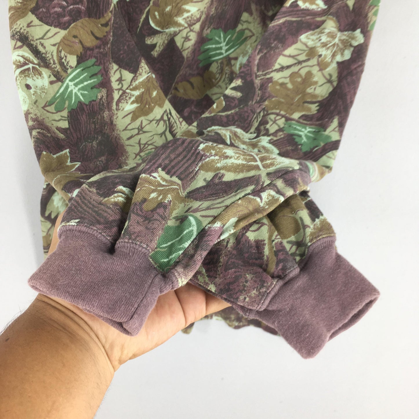 1980's Real Tree Camo Longsleeve T shirt XLarge