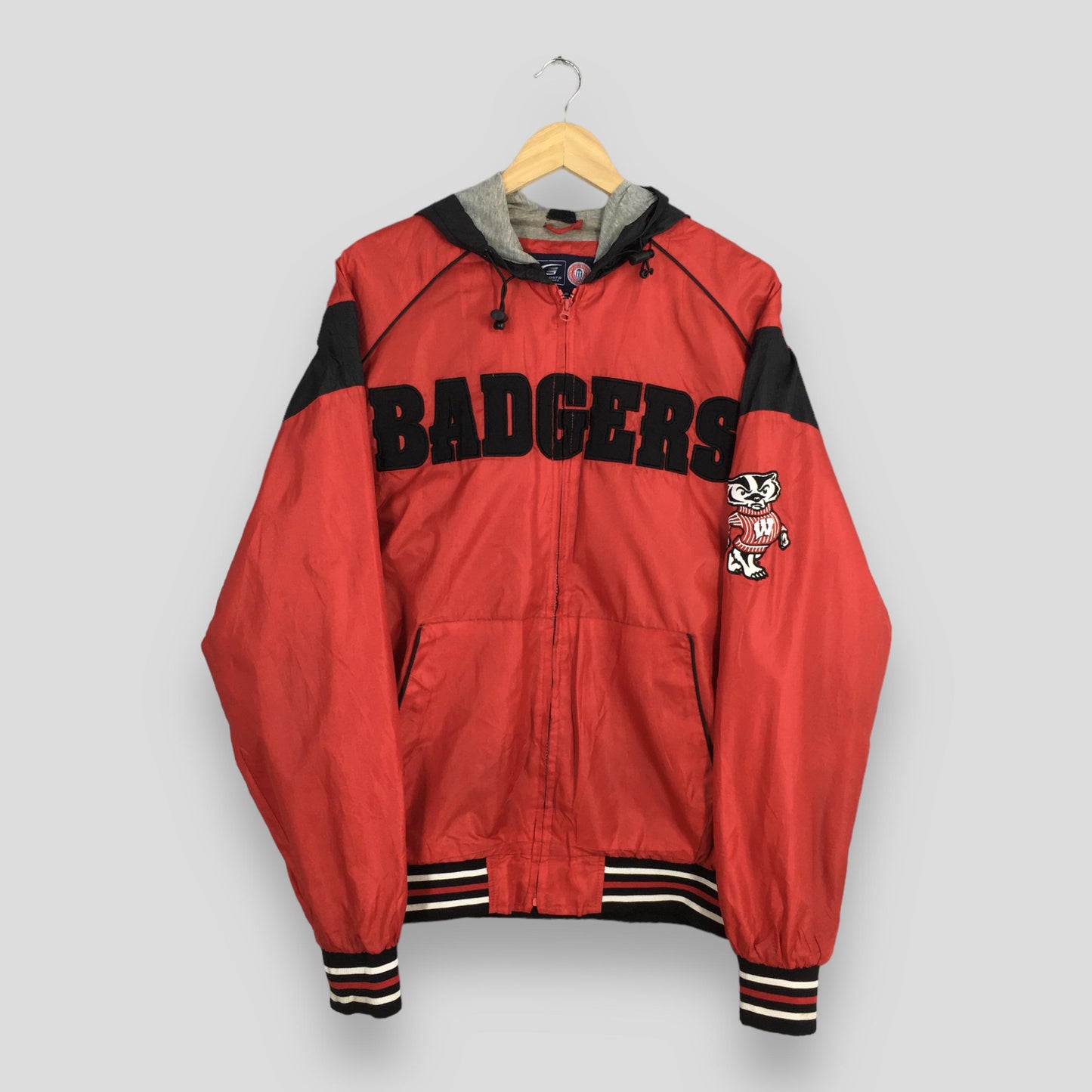 Wisconsin Badgers NCAA Hoodie Jacket Large