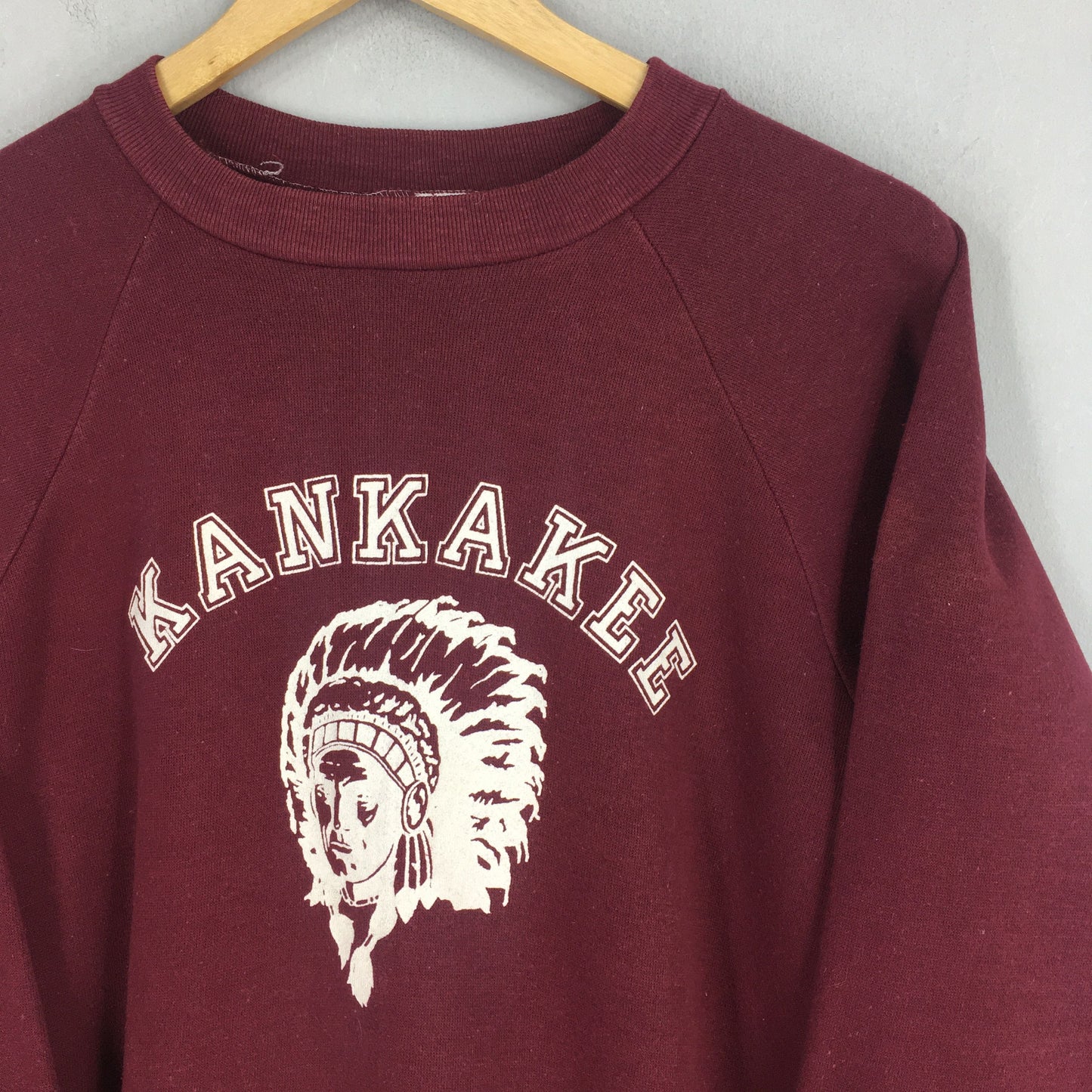 Illinois Kankakee Native Red Sweatshirt Large