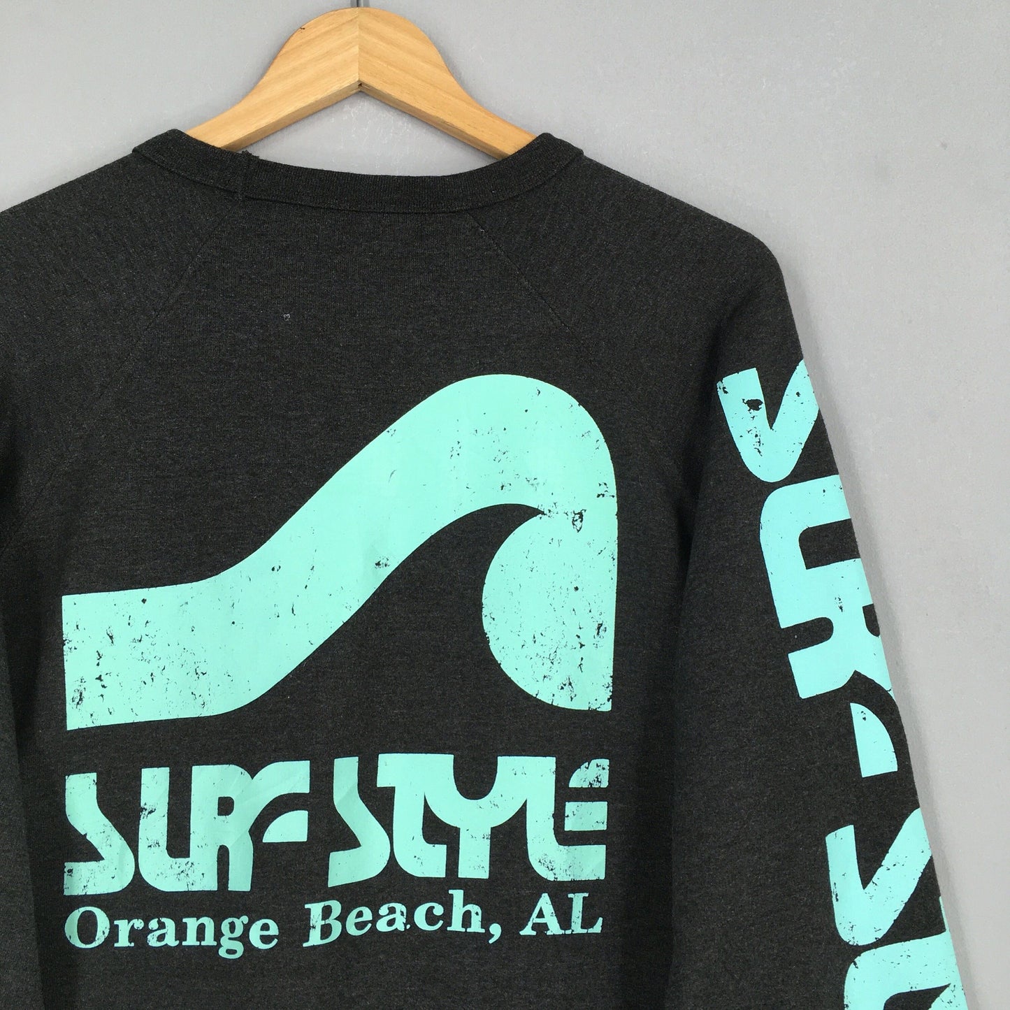 Surf Style Black Sweatshirt Large