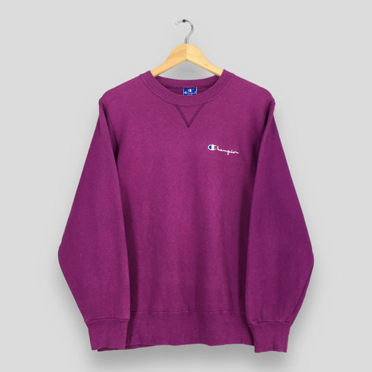 Champion Usa Purple Sweatshirt Medium