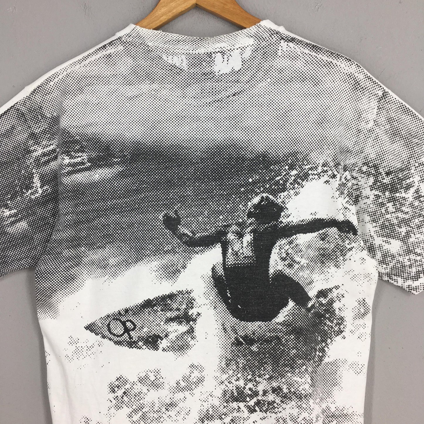 Ocean Pacific Surfer White Tshirt Medium