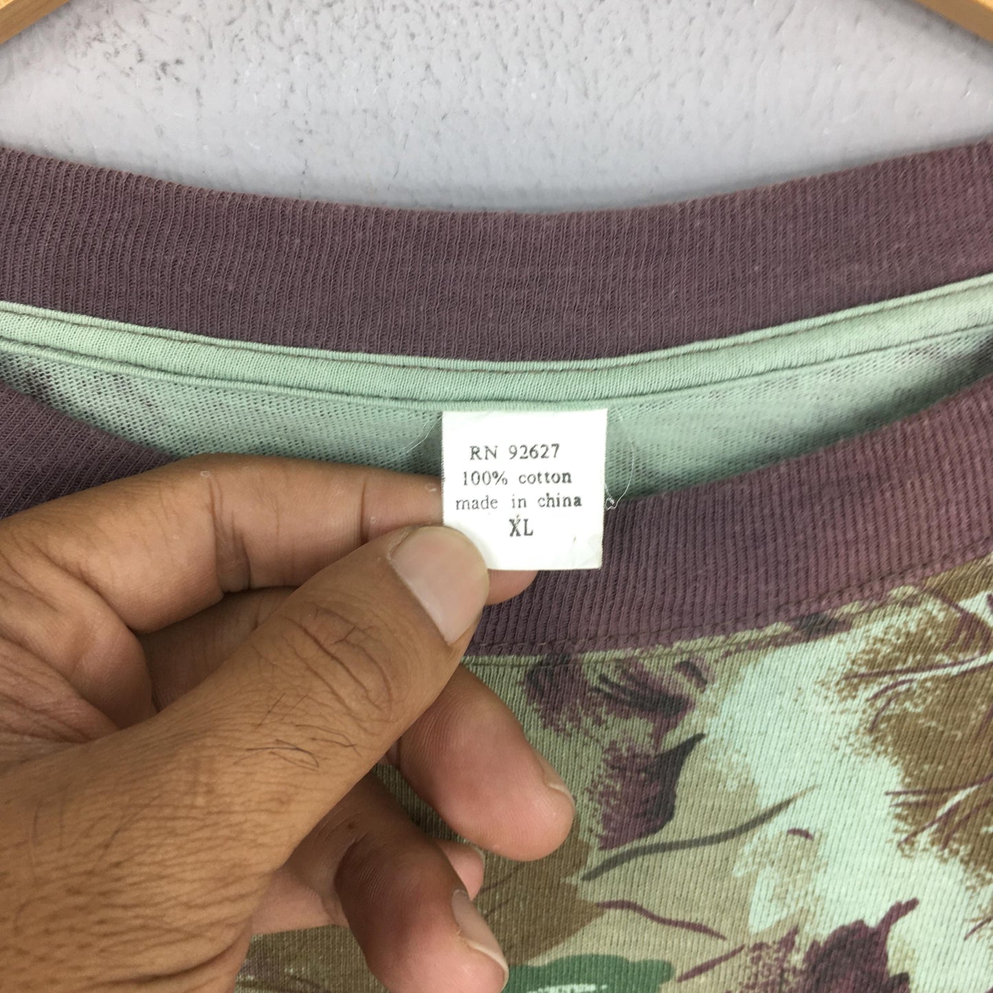 1980's Real Tree Camo Longsleeve T shirt XLarge