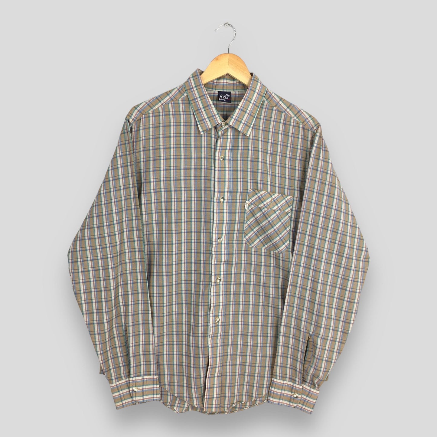 Levis Checkered Multicolor Flannel Shirt XLarge