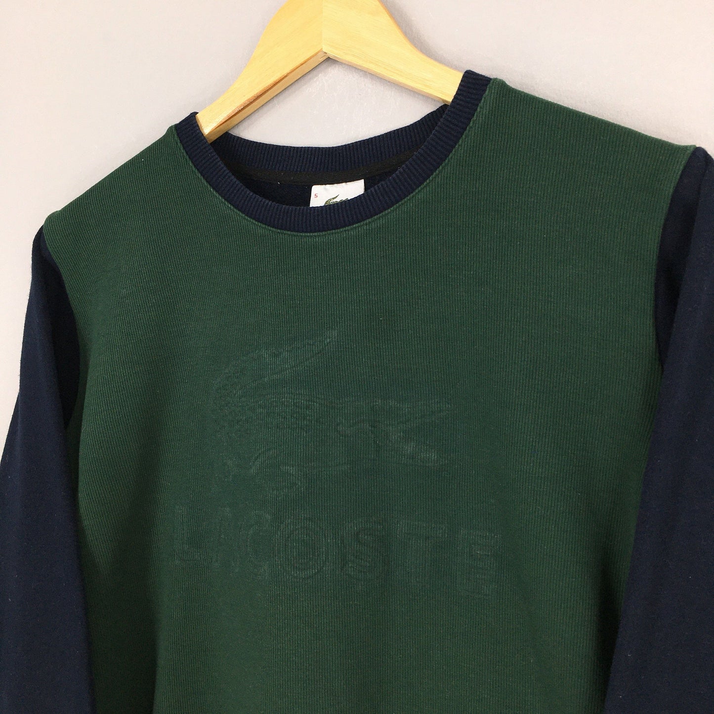 Chemise Lacoste Green Sweatshirts Small