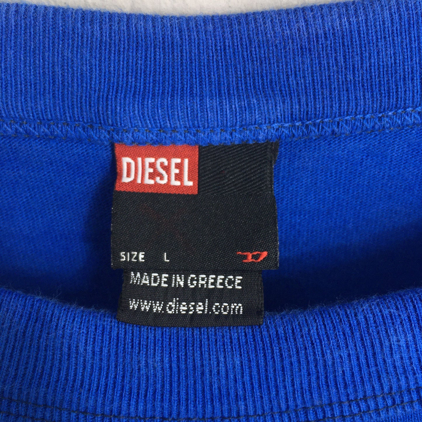 Diesel Astro Printed Blue Sweatshirt Large