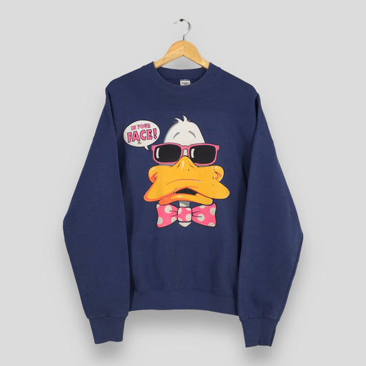 Donald Duck Disney Blue Sweatshirt XLarge