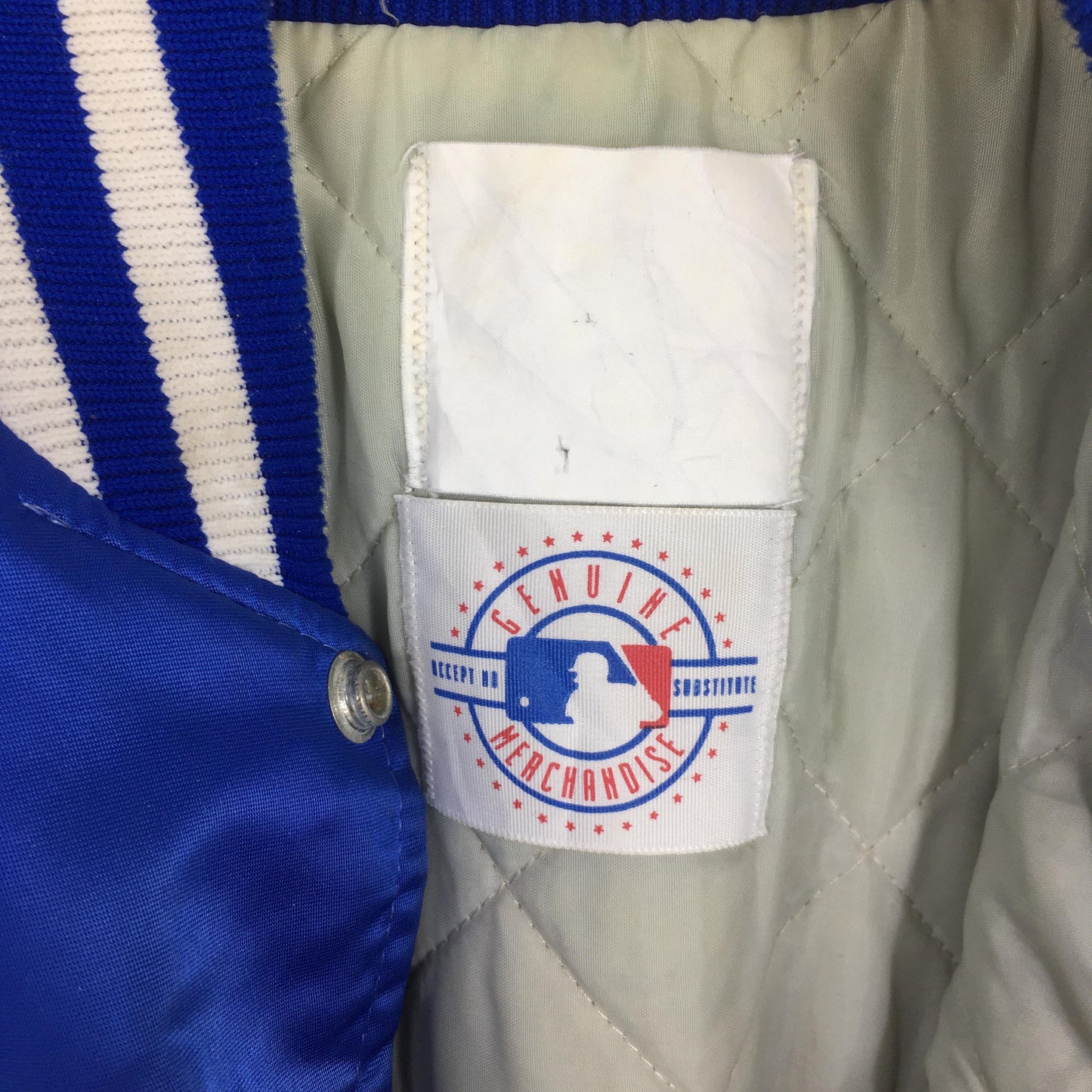 LA Dodgers MLB Stadium Varsity Satin Jacket Medium