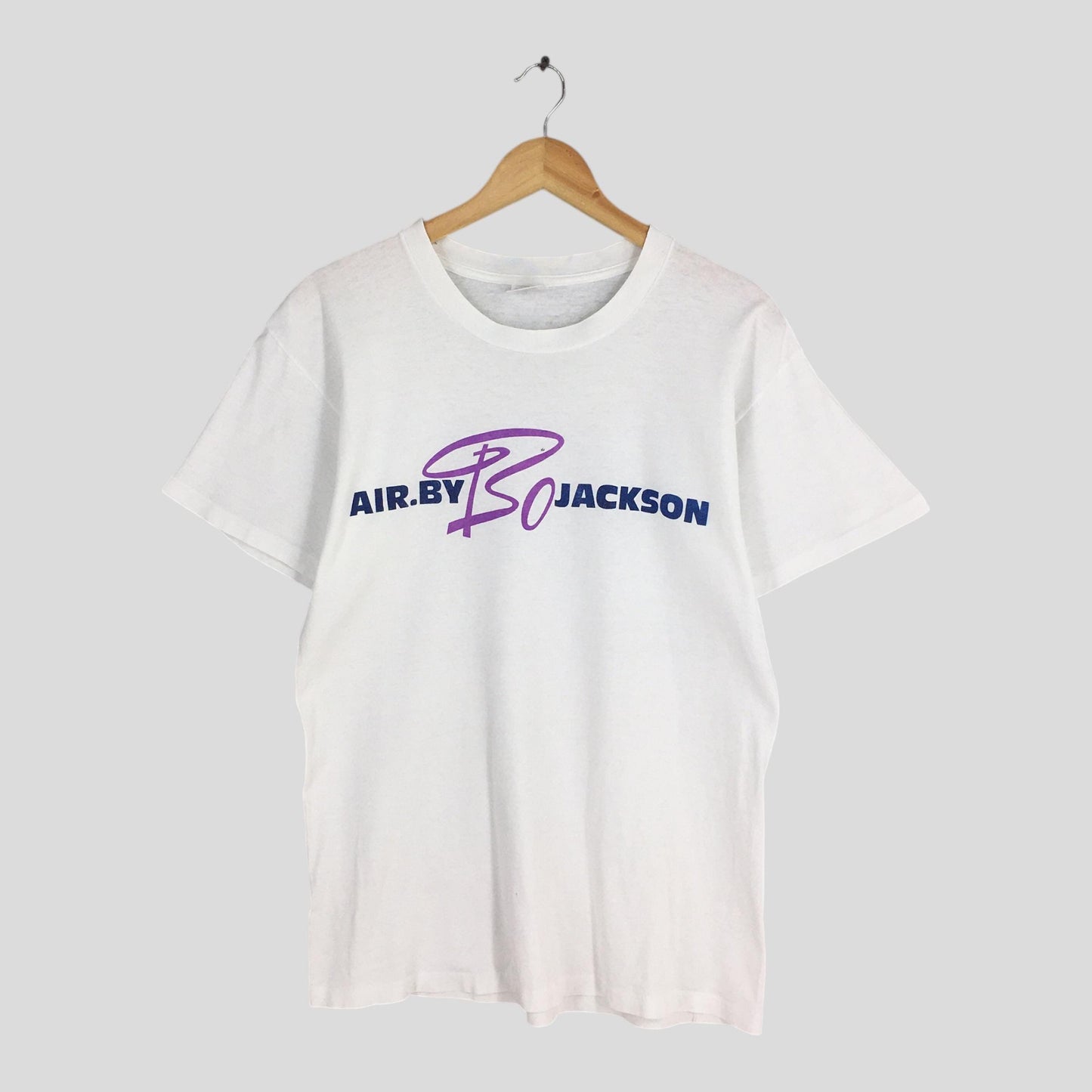 90s Nike Air Bo Jackson White T shirt Medium
