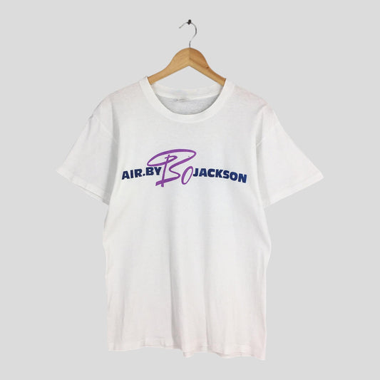 90s Nike Air Bo Jackson White T shirt Medium