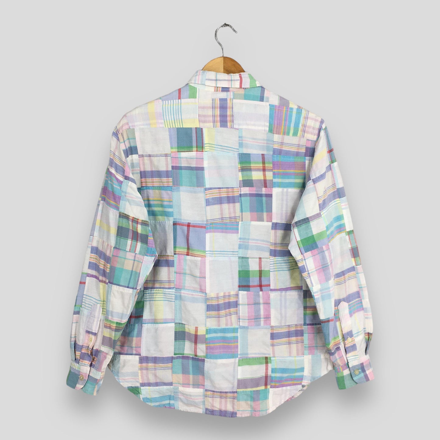 Polo Ralph Lauren Checkered Patchwork Shirt Small