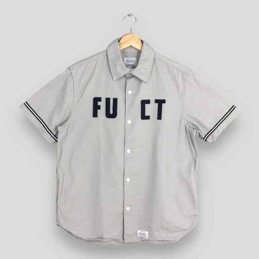 Fuct SSDD Skateboard Gray Shirt Medium