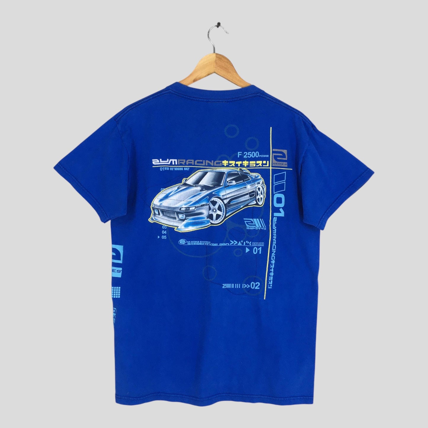 Sum Racing Car Japan Blue T shirt Medium