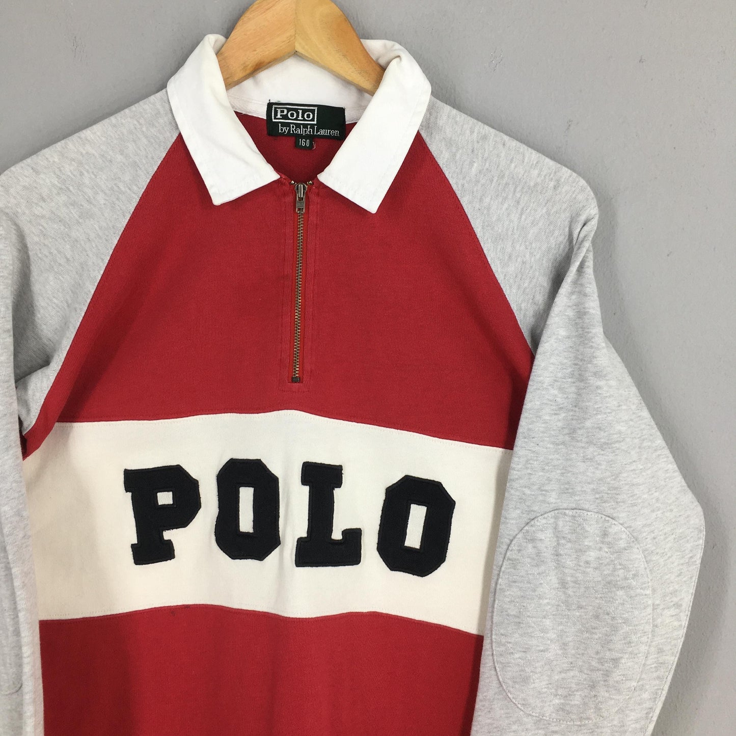 Polo Ralph Lauren Half Zipper Rugby Polo Shirt Small