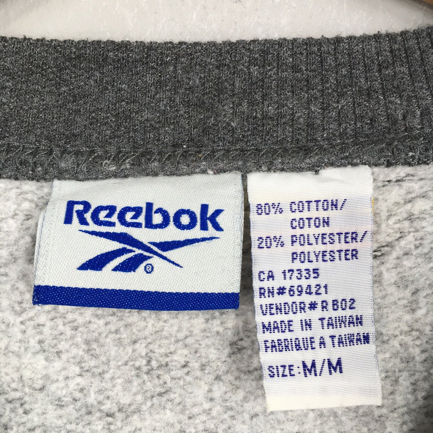 Reebok England Gray Crewneck Medium