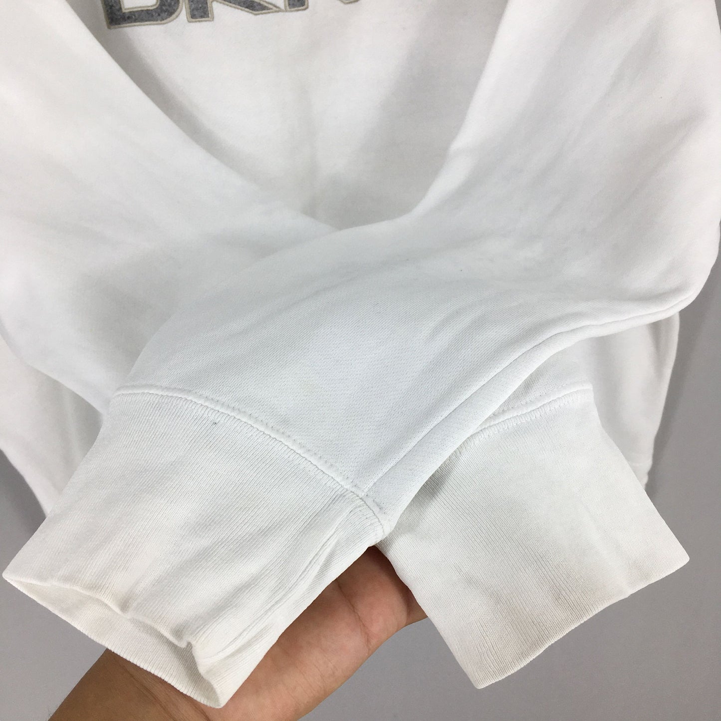 Dkny Jeans White Sweatshirt XLarge